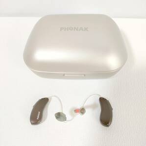 定価700000円 美品 フォナック 最上級 充電式 補聴器 両耳 パラダイス オーデオ P90-R 送信機 CROSS セット phonak audeo の画像4