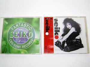 a10 松田聖子 Fantastic CBS/SONY RECORDS 非売品 CD型 ミラー & Seiko 1990年盤CD