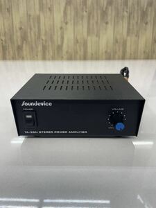 SOUNDEVICE stereo power amplifier TA-3SN sound equipment PA equipment amplifier 