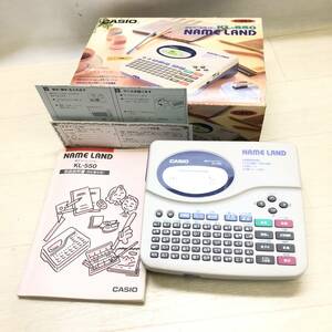 ♪CASIO カシオ KL-550 漢字ラベルライター NAME LAND ラベリプリンター 名前テープ 名前シール おなまえ 動作品 中古品 ♪R23413