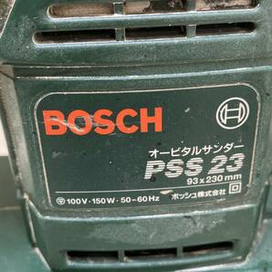 ▲ BOSCH ボッシュ オービタルサンダー PSS23 電動工具 サンダー 研磨機 やすり USED 動作確認済み 保管現状品 ▲ K14220の画像2