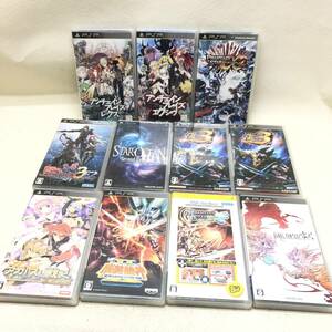 △PSP ゲームソフト 11点 モンスターハンター ファィナルファンタジー 他 SEGA CAPCOM ゲーム おもちゃ 動作未確認 ジャンク品△G73300