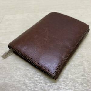 ▲ 送料185円 PaulSmith ポールスミス 折り畳み財布 ブラウン ユニセックス ブランド 財布 ファッション USED ▲ G14297