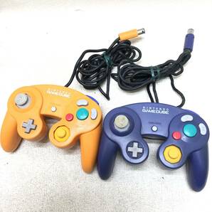 △Nintendo 任天堂 GAMECUBE DOL-001 ゲームキューブ 本体 コントローラー２点 TVゲーム おもちゃ 一部動作確認済 中古品△R73364の画像8