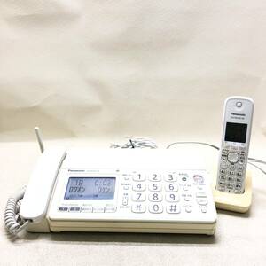 ^Panasonic Panasonic telephone machine personal fax parent machine cordless handset set KX-PD301-W KX-FKD401-W electrification verification settled present condition goods ^R73371