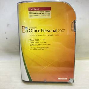 ▲ Microsoft マイクロソフト office Personal 2007 アップグレード ディスク 動作未確認 現状品 ▲ G14304