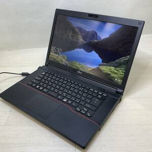 ■FUJITSU 富士通 LIFEBOOK A573/G FMVA03008 ノートパソコン アダプター付 メモリ4GB Windows10 Home Core i3-3120M 現状品■K41770