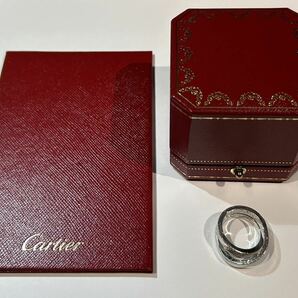 カルティエ Cartier 指輪 10号 プラチナ 証明書有りの画像1