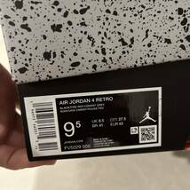 27.5 Nike Air Jordan 4 Retro Bred Reimaginedナイキ スニーカー ジョーダン _画像10