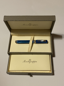 Montegrappa モンテグラッパ万年筆 シンフォニー ターコイズブルー セルロイド F