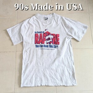 90s USA製 RAPTURE　Tシャツ シングルステッチ L