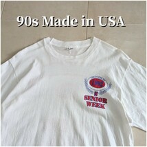 90s USA製 SENIOR WEEK　Tシャツ シングルステッチ　XL_画像1