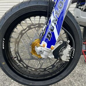 ヤマハ 2013 WR450Fモタード250cc登録 中型免許で乗れます エンジンYZ仕様 WR250X Dトラよりも軽量な車体の画像8