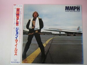 45301■LP 白ラベル/見本盤 JOHN MILES / MORE MILES PER HOUR MMPH