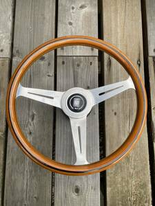  Nardi Classic Nardi NARDI wooden steering wheel that time thing horn button 