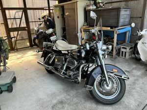 73 year FLH1200 shovel rom and rear (before and after) fender bumper set that time thing 