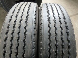 C673 送料無料【225/80R17.5 123/122】トーヨー M102 夏タイヤ 2本 2019年製 約8分山