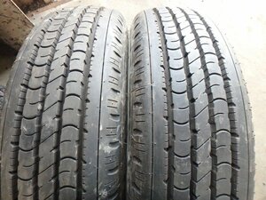 C699 バリ溝 送料無料【205/75R16 113/111】ダンロップ SP355 夏タイヤ 2本 2022年製 約8.5分山