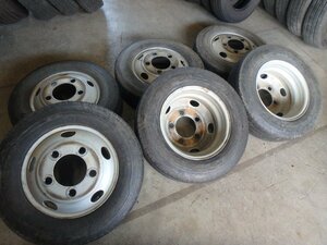 H41 送料無料【205/75R16 113/111】トーヨー M134 夏タイヤ ホイールset 6本 TOPY TKH 16×5.5 5H 116.5-8 エルフへ