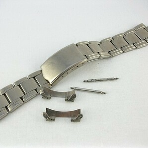n33u34★古い腕時計用 ベルト バンド チタン 20ミリ 中古の画像1