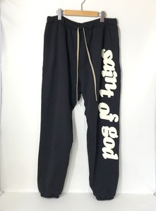 FEAR OF GOD SAINT MICHAEL FGSNT40-3040A スエット パンツ コラボ プリント カジュアル メンズ L セントマイケル ボトムス A10107◆