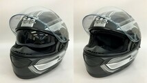 OGK KABUTO KAMUI3 ACCEL フルフェイスヘルメット 美品 PINLOCKシート装着 Lサイズ ブラック/ホワイト カブト バイク用品 N19025H●_画像2