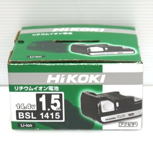 HiKOKI リチウムイオン電池 BSL1415 未使用 14.4V 1.5Ah リチウムイオンバッテリー 純正品 ハイコーキ ≡DT4204