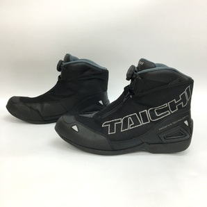 RS TAICHI RSS008 BOA ラップエアーライディングシューズ バイクブーツ オートバイ バイカー メンズ 27.5cm ブラック RSタイチ 靴 N18997●の画像4