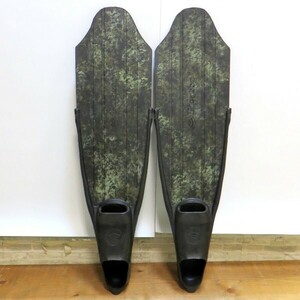  Picasso * master underwater hunting fins scuba diving Picasso Master SPEED Green Camo Fins 28~30cm 44/46 TA0034 *