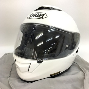 SHOEI GT-AIR フルフェイスヘルメット 外装美品 除菌消臭済 オートバイ バイカー XLサイズ ホワイト ショウエイ バイク用品 N18952H●