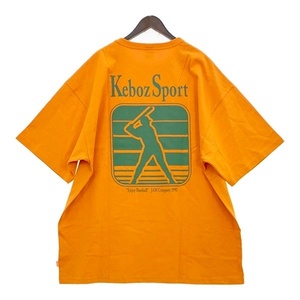 KEBOZ KBS S/S TEE バックプリント ロゴ Tシャツ 半袖カットソー 未使用 KBZSS23SS104 タグ付き XXLサイズ ケボズ トップス DM11261■