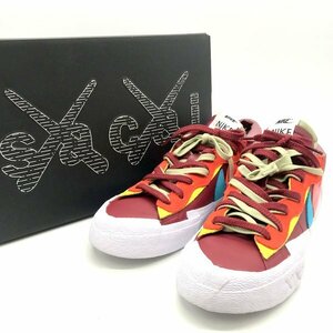 ナイキ SACAI BLAZER LOW DM7901-600 カウズ サカイ スニーカー ブレーザー ロー チームレッド メンズ 28cm レッド NIKE 靴 B9771◆