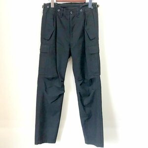 ダイリク 20AW ウォッシュドミリタリーカーゴパンツ 20AW B-4 パンツ コットン素材 メンズ サイズ29 ブラック DAIRIKU ボトムス A0109◆