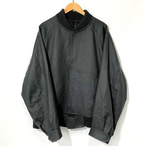 stein OVERSIZED MELTON STUDIUM JACKET スタジアムジャケット フラップポケット メンズ Sサイズ ブラウン系 シュタイン アウター A3145◆