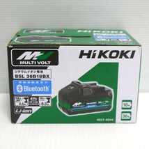 HiKOKI マルチボルト蓄電池 BSL36B18BX 美品 36V 4.0Ah 18V 8.0Ah 純正品 Bluetooth付 リチウムイオンバッテリー ハイコーキ ≡DT4281_画像8