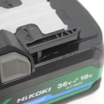 HiKOKI マルチボルト蓄電池 BSL36B18BX 美品 36V 4.0Ah 18V 8.0Ah 純正品 Bluetooth付 リチウムイオンバッテリー ハイコーキ ≡DT4281_画像6