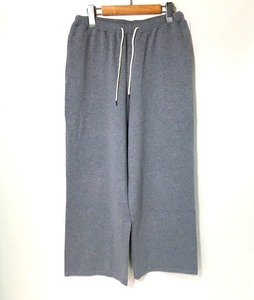 walenode Cotton cashmere Straight pants コットン ワイド スウェットパンツ メンズ サイズ1 グレー系 ウェルノード ボトムス A2925◆