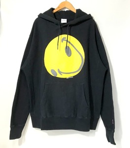 READYMADE RE-CO-BK-00-00-145 COLLAPSED FACE HOODIE パーカー プリント フーディー メンズ XLサイズ レディメイド トップス A3383◆