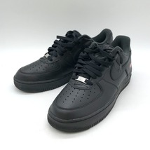 NIKE AIR FORCE 1 LOW Supreme CU9225-001 スニーカー コラボ ローカット シューズ カジュアル メンズ 28 ブラック ナイキ 靴 B4340◆_画像1