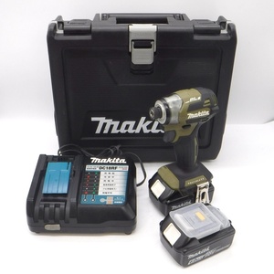 マキタ 充電式インパクトドライバ TD173DRGXO オリーブ 18V 6.0Ah バッテリー ・充電器付き ｍakita △ DW1449