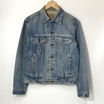 LEVIS デニムジャケット ジージャン 古着 90年代 オールド USA 赤ラベル アメカジ 38R Sサイズ相当 インディゴ リーバイス アウターA4365◆_画像1