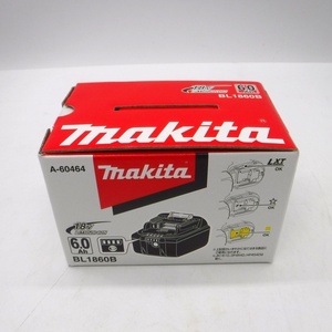 Makita Подличная литиевая батарея BL1860B неиспользованная снежная метка 18 В 6,0 ах.