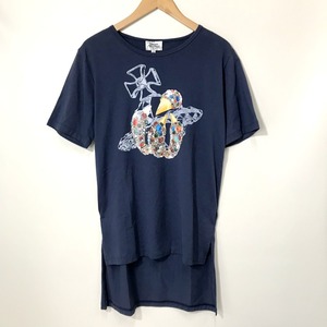 Vivienne Westwood MAN VW-LP-79924 Tシャツ 半袖 カットソー プリント カジュアル S相当 ヴィヴィアンウエストウッド トップス A4399◆