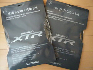 ★～5/7期間限定★ SHIMANO シマノ XTR シフトケーブル・ブレーキケーブル・セット BLACK ブラック 品番 / Y60098060SHIMANO Y80098090