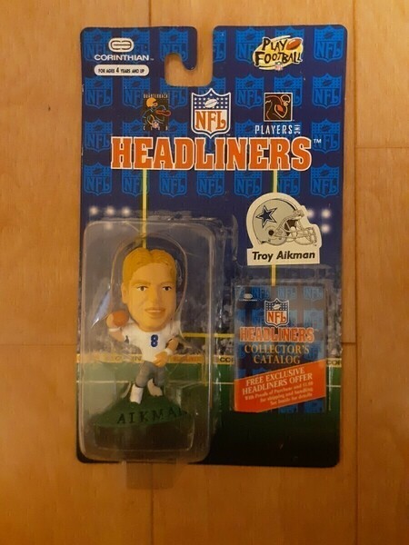 未開封 トロイ エイクマン コリンシアン NFL フィギュア ヘッドライナーズ CORINTHIAN HEADLINERS Troy Aikmon ダラス カウボーイズ figure