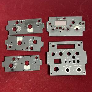 5棚010 本物　航空機用制御パネル　三菱レイヨン　日本製