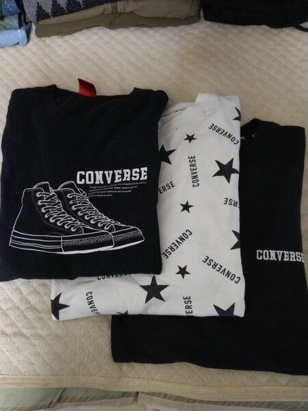 CONVERSE ★ 未使用 半袖T-シャツ３枚まとめ売り / 今月末まで限定の特別価格で大放出(´V`)♪