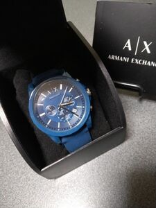 ARMANI EXCHANGE / AX1327 for Men ★ 新品未使用！ 希少オール・ブルー・クロノグラフ (´V`)♪