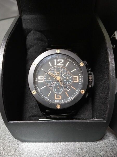 A│X / ARMANI EXCHANGE AX1513 All Blacks with Gold Decoration(^^ゞ