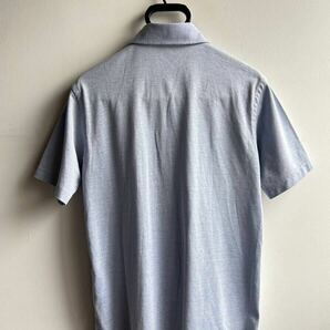 【美品】Maker's Shirt 鎌倉 ポロシャツ メンズ M ブルー 青 Active ホリゾンタルカラー 日本製 鎌倉シャツ の画像3
